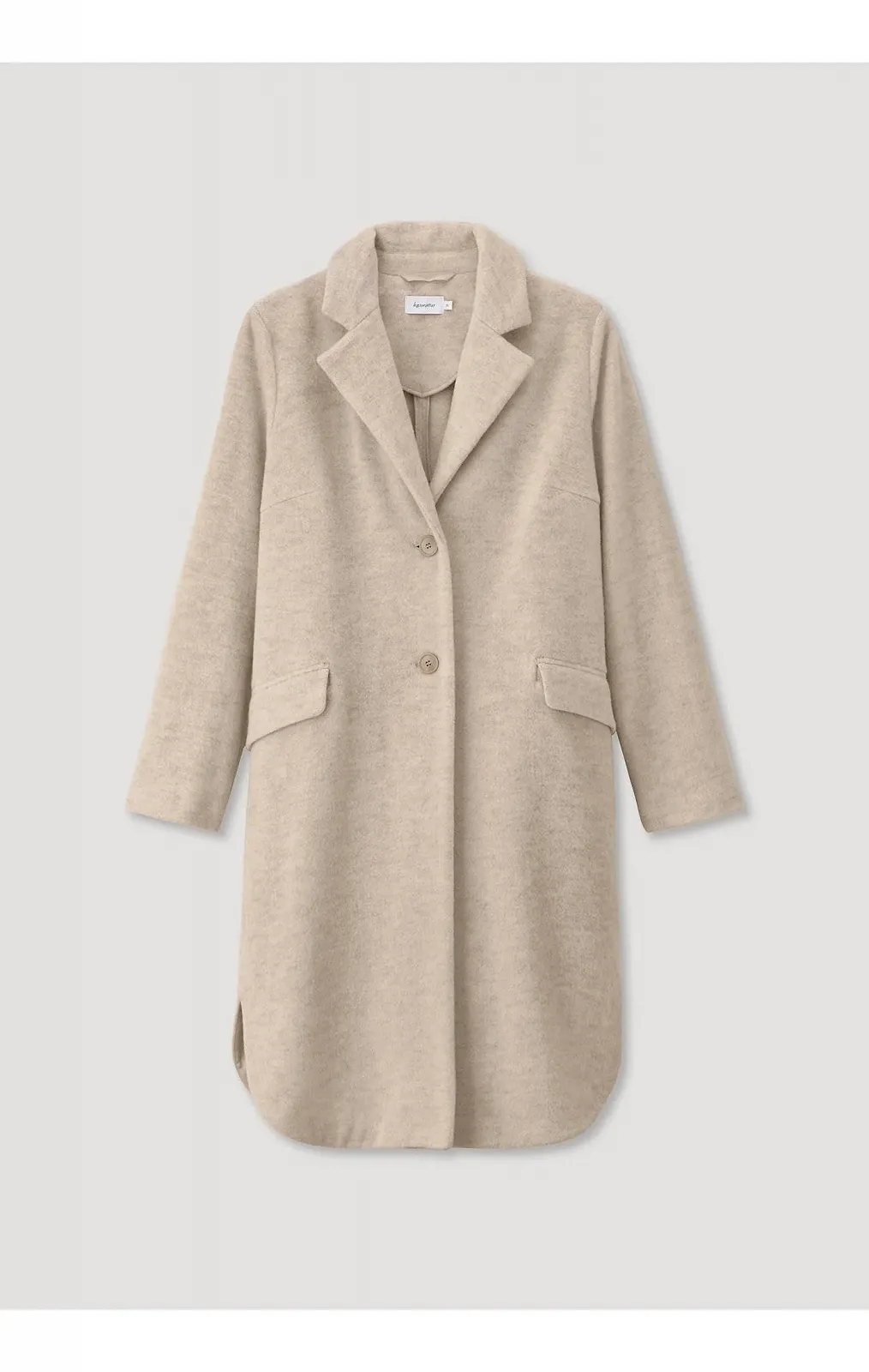 Пальто hessnatur Wollfleece Regular з органічної мериносової вовни з органічною бавовною, фото №2 Пальто hessnatur Wollfleece Regular з органічної мериносової вовни з органічною бавовною, фото №2
