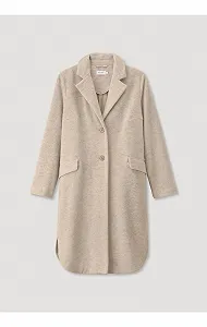 Пальто hessnatur Wollfleece Regular з органічної мериносової вовни з органічною бавовною synthetic.ua - Фото 1