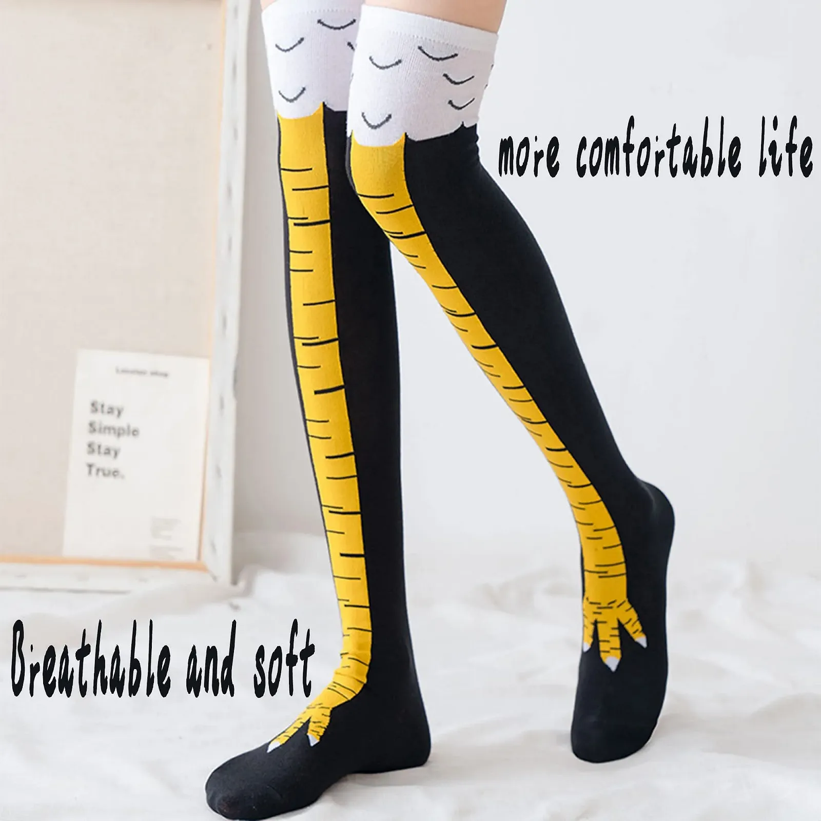 Шкарпетки з курячими лапками 2 пари, фото №6