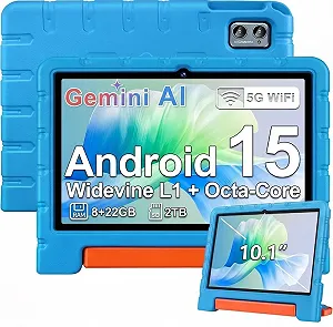 Дитячий планшет 10.1" ZIOVO Z138 8+22/64ГБ 8 ядер Android 15 6000 мАг Чорный - Фото 1