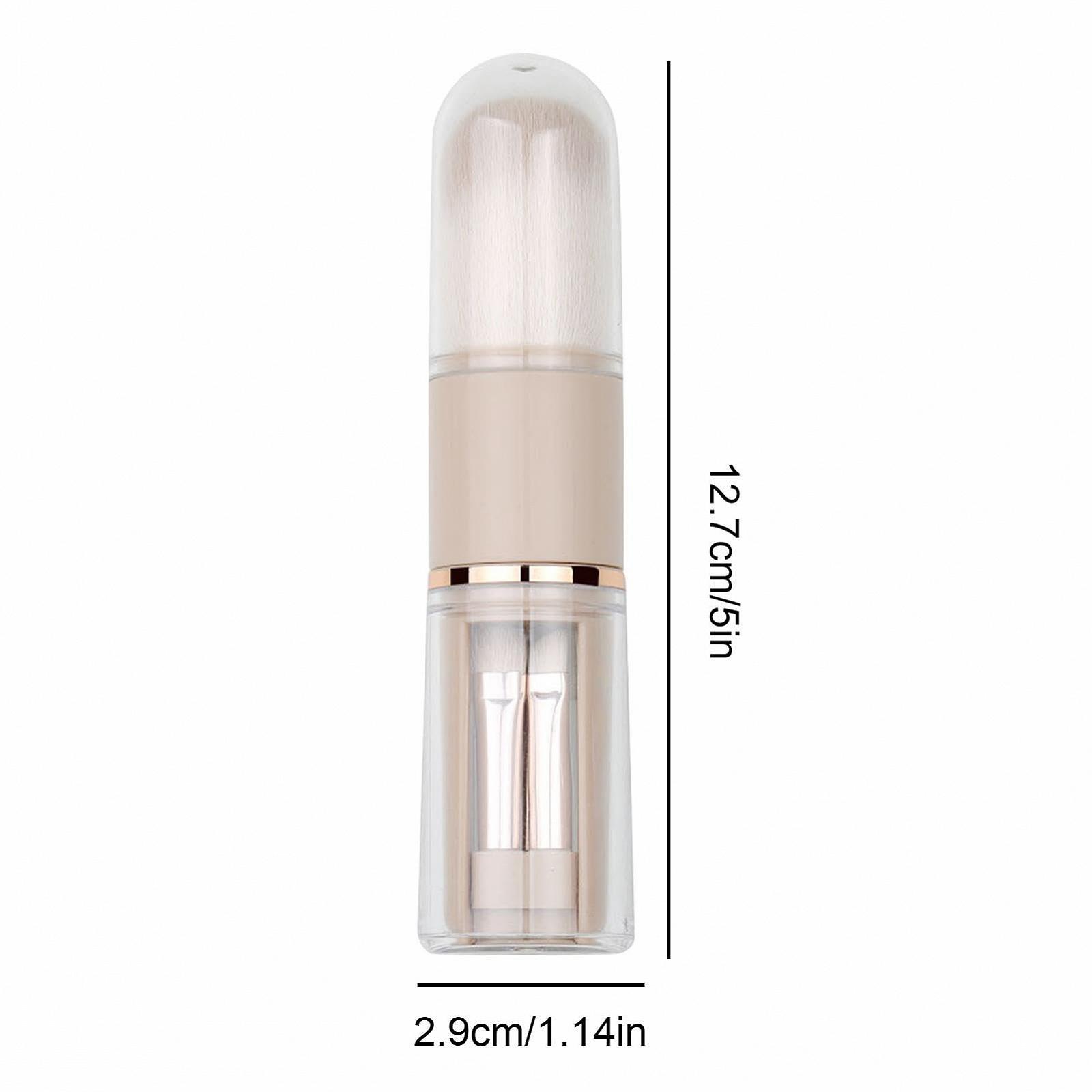 Набір дорожніх кистей для макіяжу Eyeshadow Brush 5-в-1 Кисть для консилера портативна Eyeshadow Brush з м'якою щетиною, фото №5