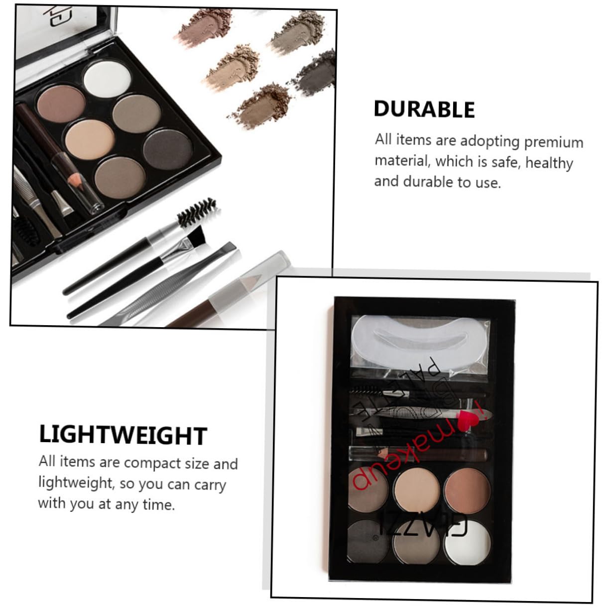 Набор Healvian Augenbrauen Puder Augenbrauen Make Up Werkzeuge, фото №2 Набор Healvian Augenbrauen Puder Augenbrauen Make Up Werkzeuge, фото №2