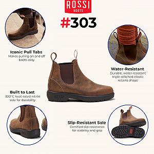 Челси Ботинки Infinity Leather Rossi Endura 303 Кожаные Унисекс synthetic.ua - Фото 1