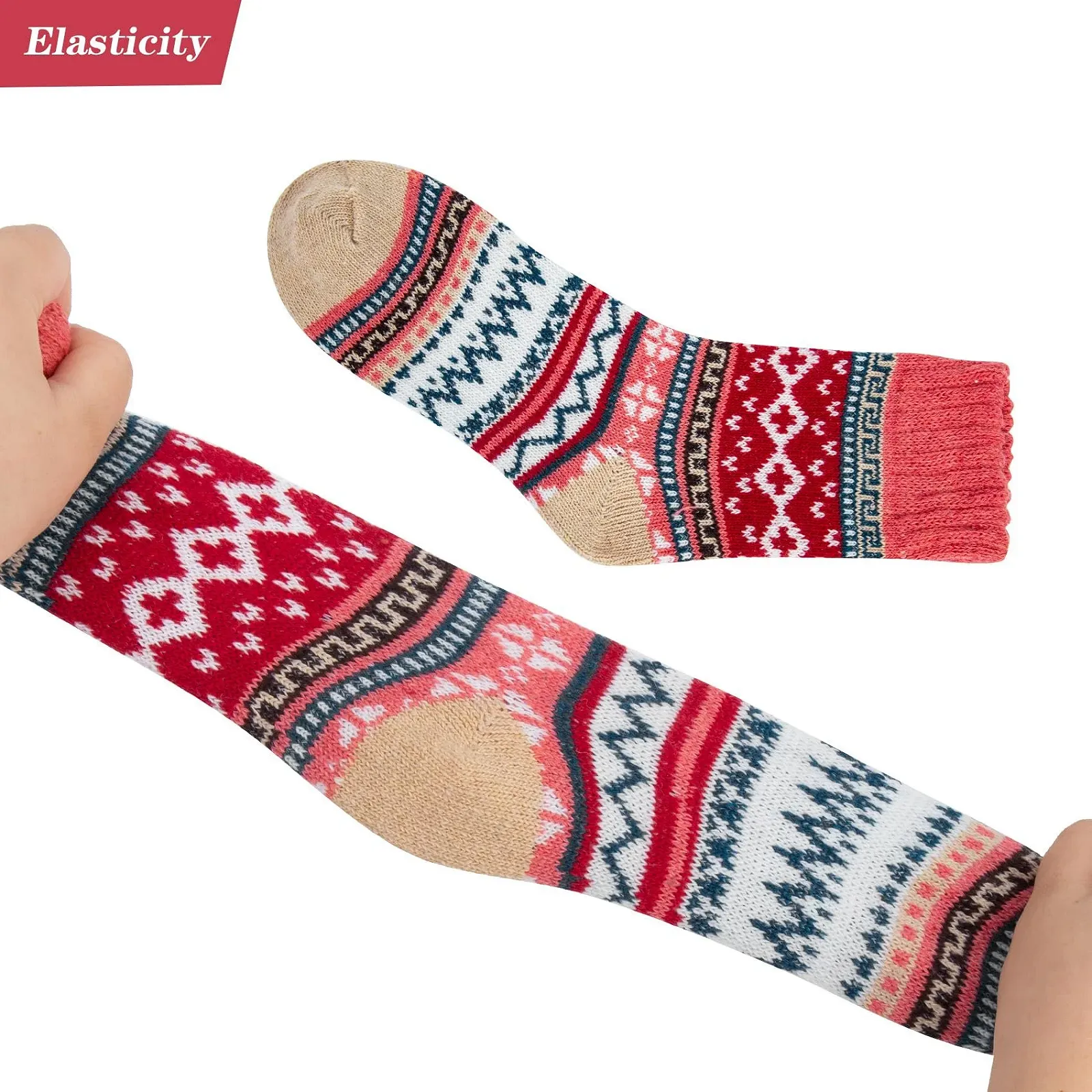 Шкарпетки Вовняні 5 пар Теплі Жіночі, фото №3 Шкарпетки Вовняні 5 пар Теплі Жіночі, фото №3