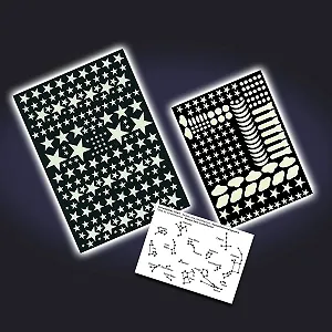 Наклейки зірки, що світяться The Original Glowstars Company 350 шт synthetic.ua - Фото 1