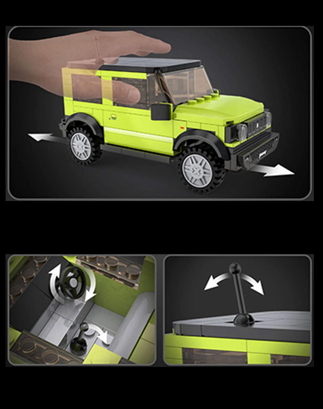 Блоки CaDA C55023W Машина Suzuki Jimny 1:24 Упаковка 192, фото №6 Блоки CaDA C55023W Машина Suzuki Jimny 1:24 Упаковка 192, фото №6