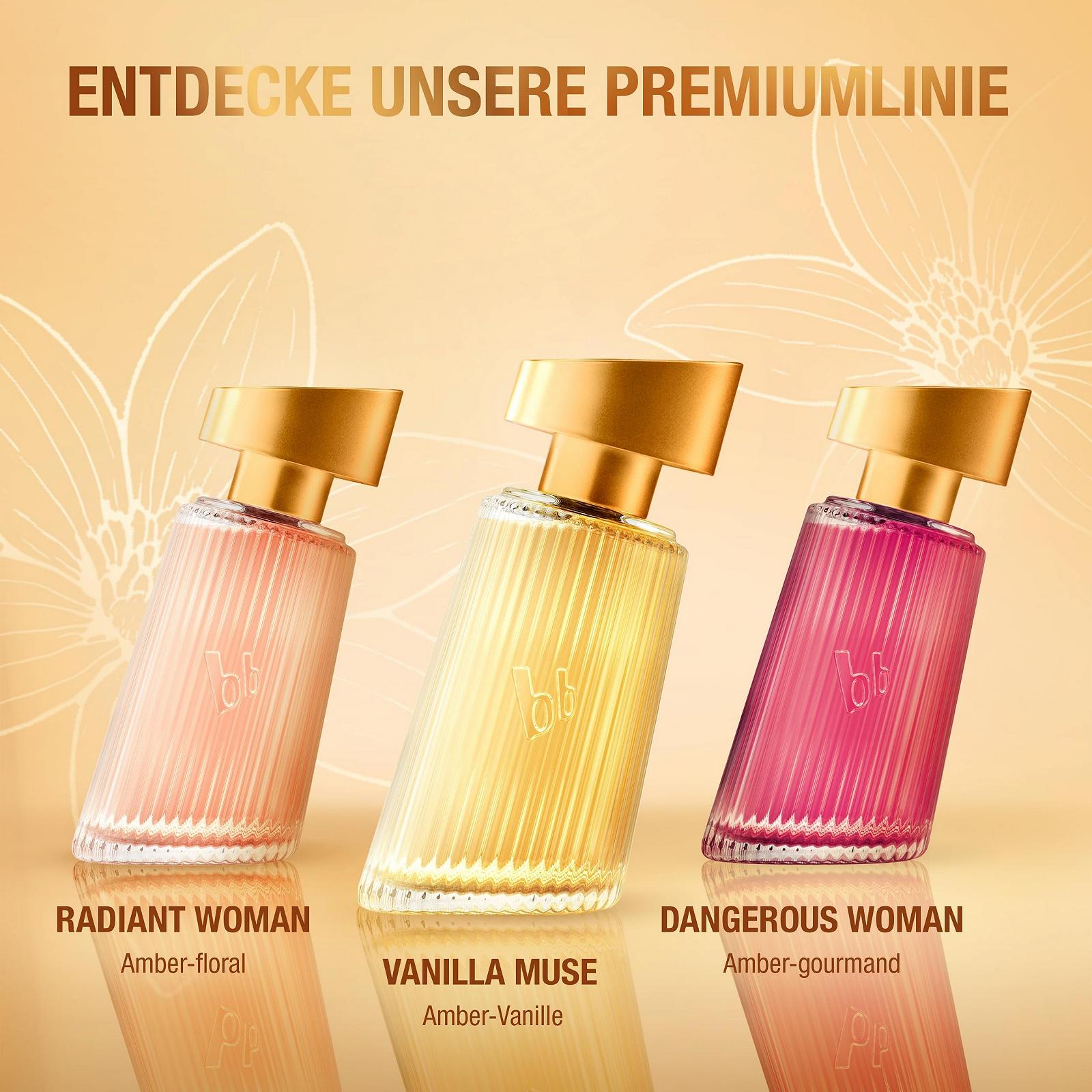 Парфумована вода bruno banani Vanilla Muse Фруктовий бурштиновий аромат з білими квітами, персиком і ваніллю Інтенсивний, стійкий і спокусливо жіночний, 30 мл, фото №9
