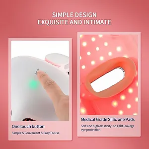 Бездротова LED маска для світлової терапії 7 кольорів synthetic.ua - Фото 1