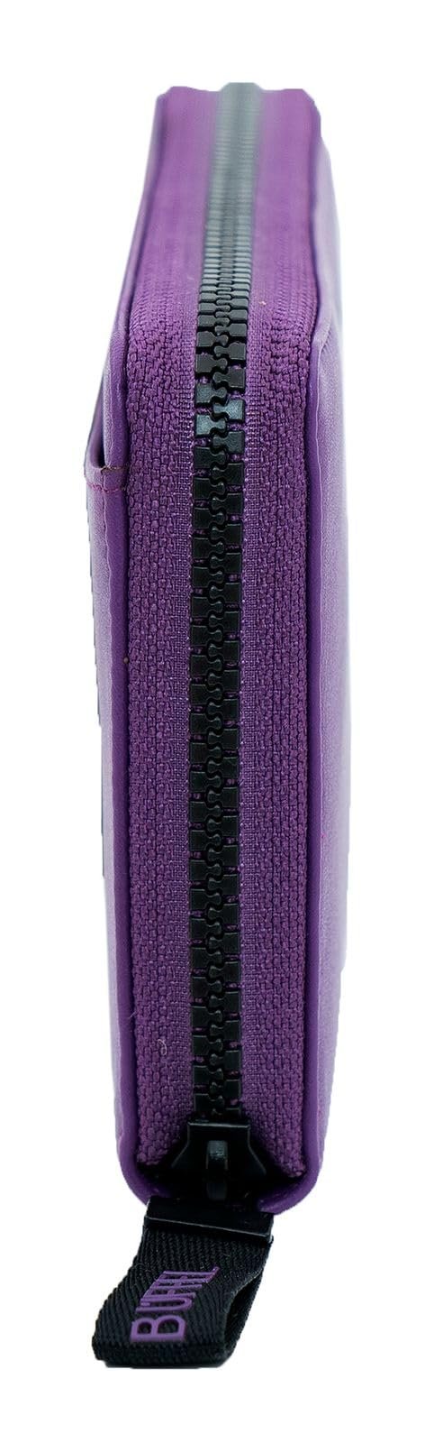 Гаманець на блискавці BRAUN BÜFFEL Capri L Фіолетовий, фото №4