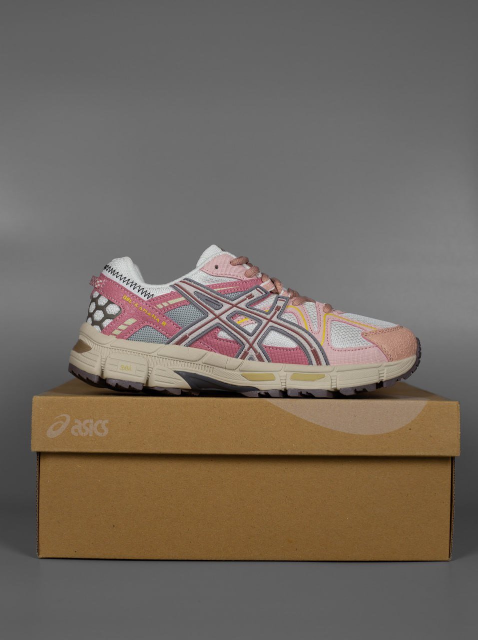 Жіночі кросівки Asics Gel-Kahana 8 White Pink, фото №1