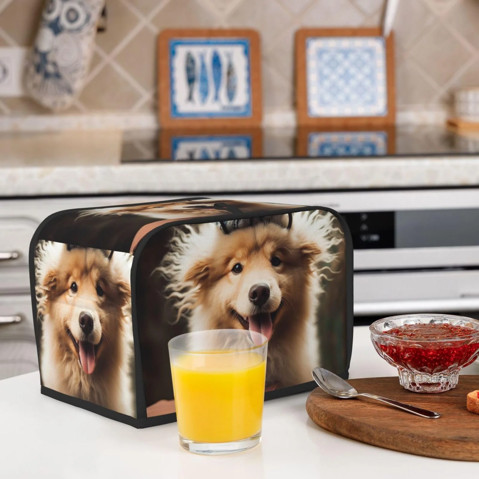 Чохол для тостера на 2 скибки з кишенями, надм'який, фото №4 Чохол для тостера на 2 скибки з кишенями, надм'який, фото №4