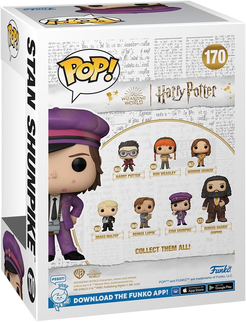Гарри Поттер фигурка Фанко поп Узник Азкабана Стэн Шанпайк Harry Potter Stan Shunpike виниловая фигурка #170, фото №3