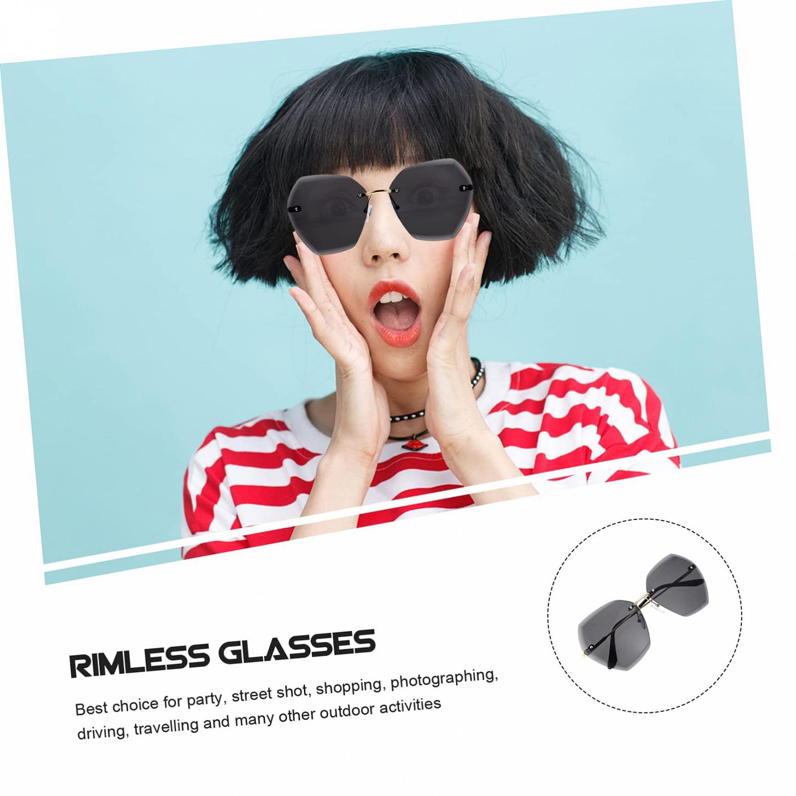 Сонцезахисні окуляри PACKOVE Геометричні Різні кольори, 3 шт, фото №6