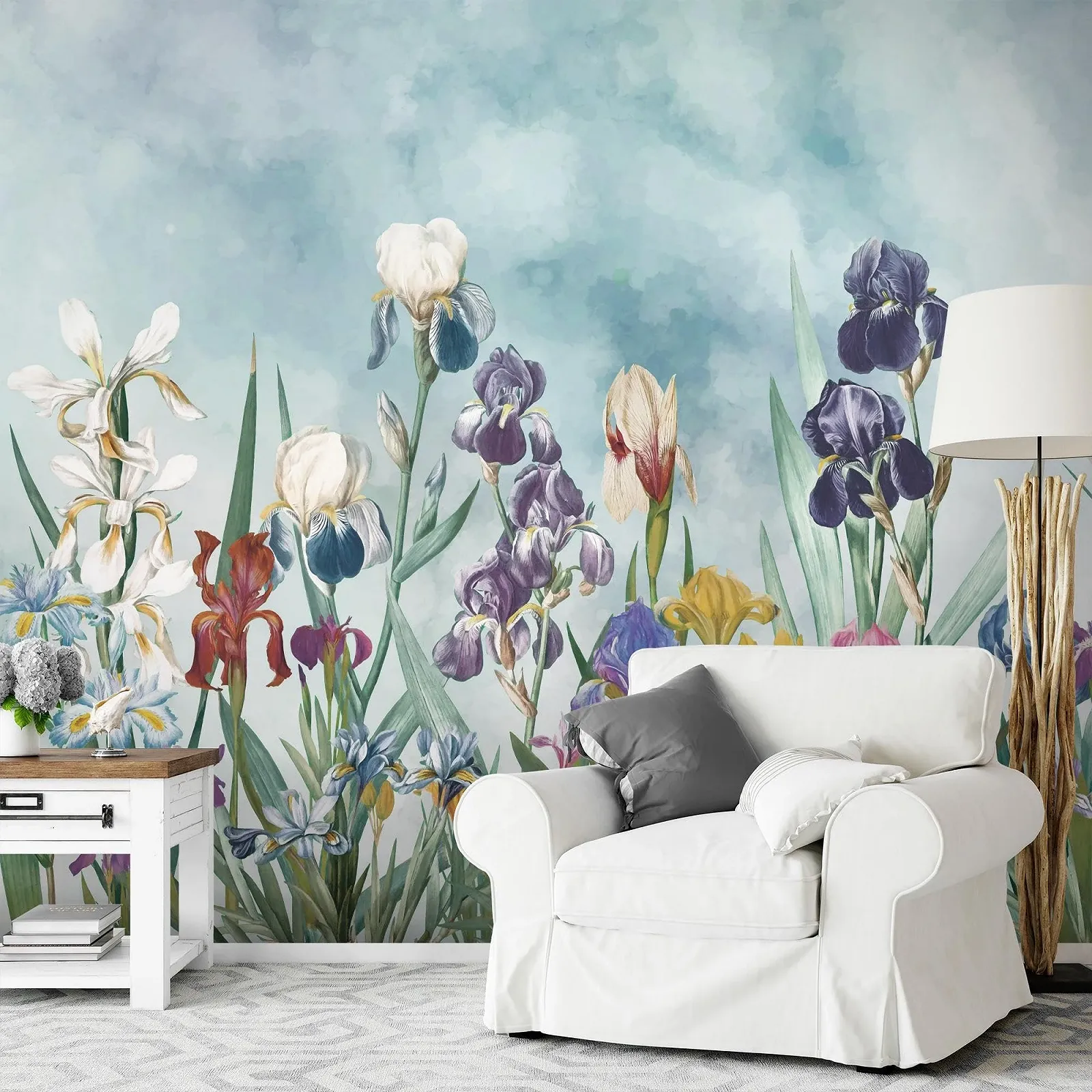 Фотошпалери Novart Jungle Green Flowers 352 x 250 см N9129011a, фото №5