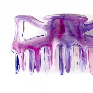 Заколка для волос Welovebeads большая Приблизительно 9 см разноцветная фиолетовая synthetic.ua - Фото 1