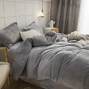 Комплект постільної білизни зимовий Omela Warm Fleece 220 x 240 см, cрібно-сірий ціна на synthetic.ua - Фото 1 Комплект постільної білизни зимовий Omela Warm Fleece 220 x 240 см, cрібно-сірий synthetic.ua - Фото 1