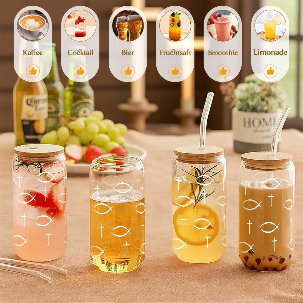 Склянка з кришкою та соломинкою з малюнком риби, подарунок для дівчаток та хлопчиків, фото №5