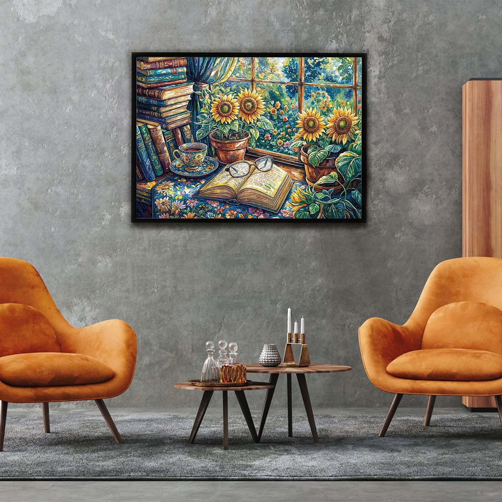 Пазл Sunflower Desk 1000 елементів 70 x 50 см для дорослих та дітей, фото №4