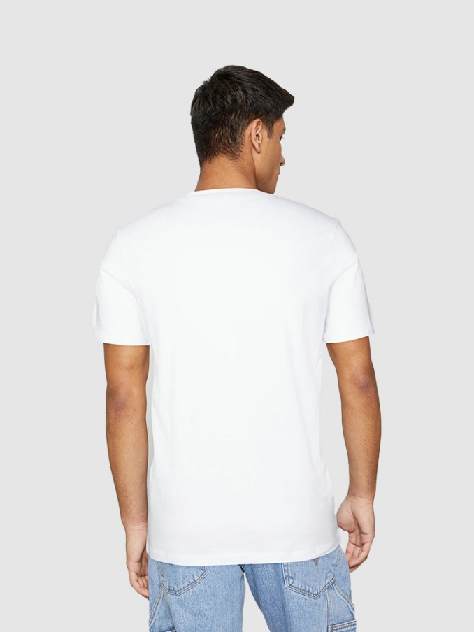 Футболка JJTRAVIS TEE SS CREW NECK 12221009- Jack&Jones Білий XL, фото №4