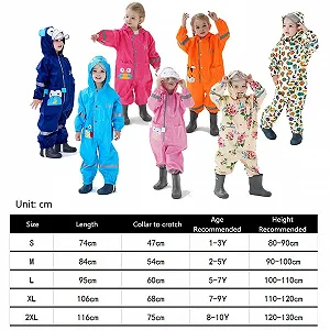 Дитячий дощовий комбінезон Wetry, цілісний, дихаючий synthetic.ua - Фото 1