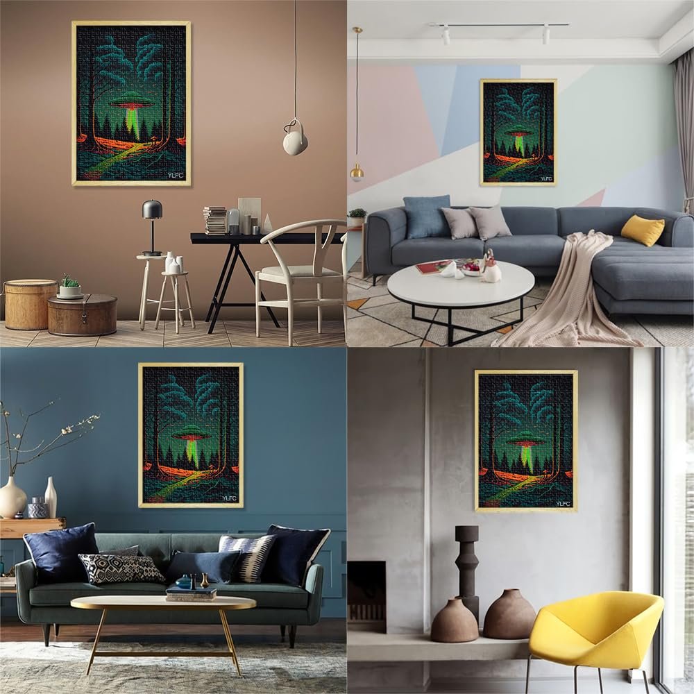 Пазл деревянный UFO Art 1000 деталей 50 x 75 см, фото №4 Пазл деревянный UFO Art 1000 деталей 50 x 75 см, фото №4