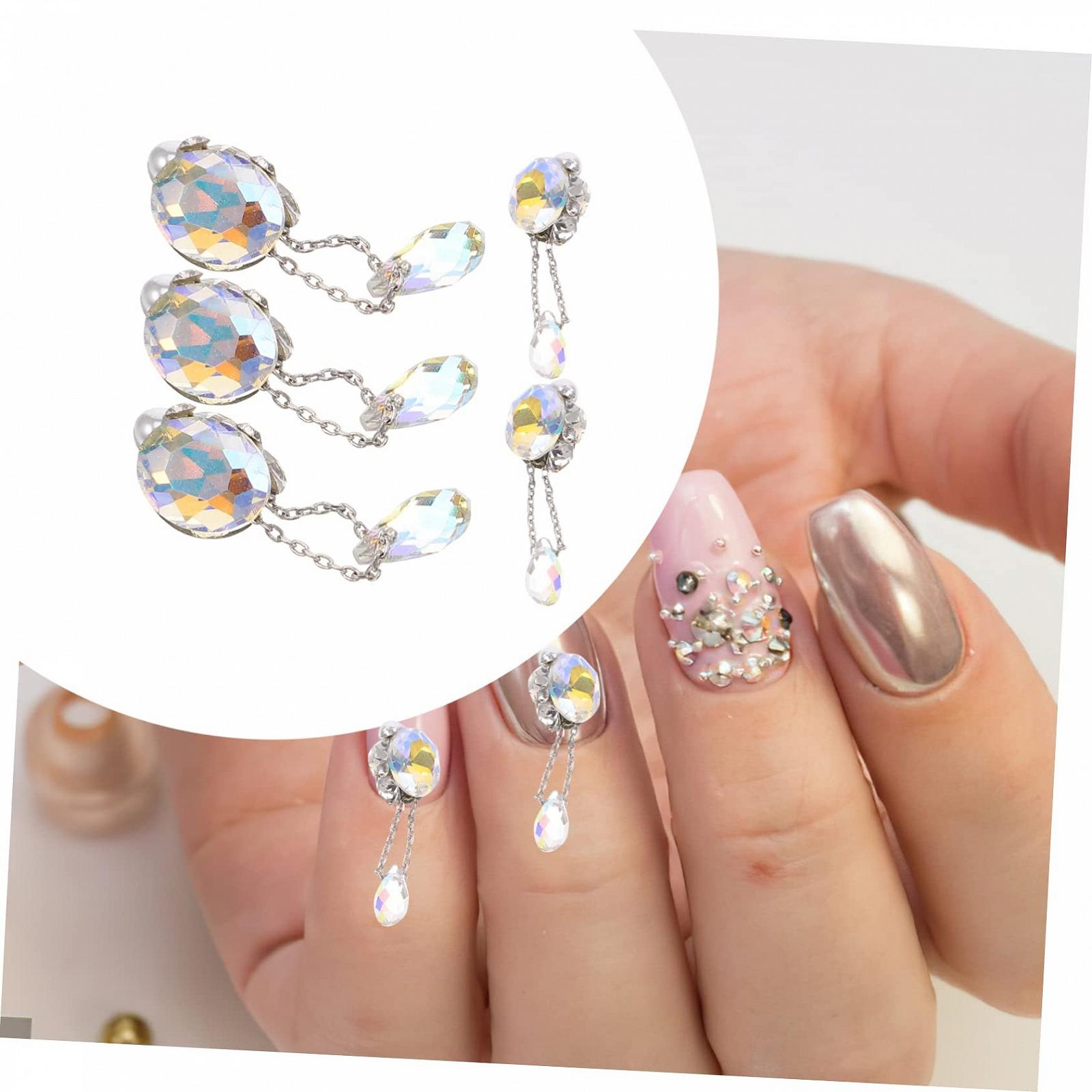 Подвеска Healeved для ногтей со стразами, 15 шт., фото №7