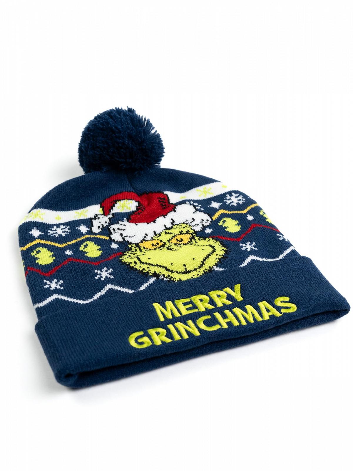 Шапка з помпоном United Labels Grinch Дитяча Зимова, фото №6 Шапка з помпоном United Labels Grinch Дитяча Зимова, фото №6