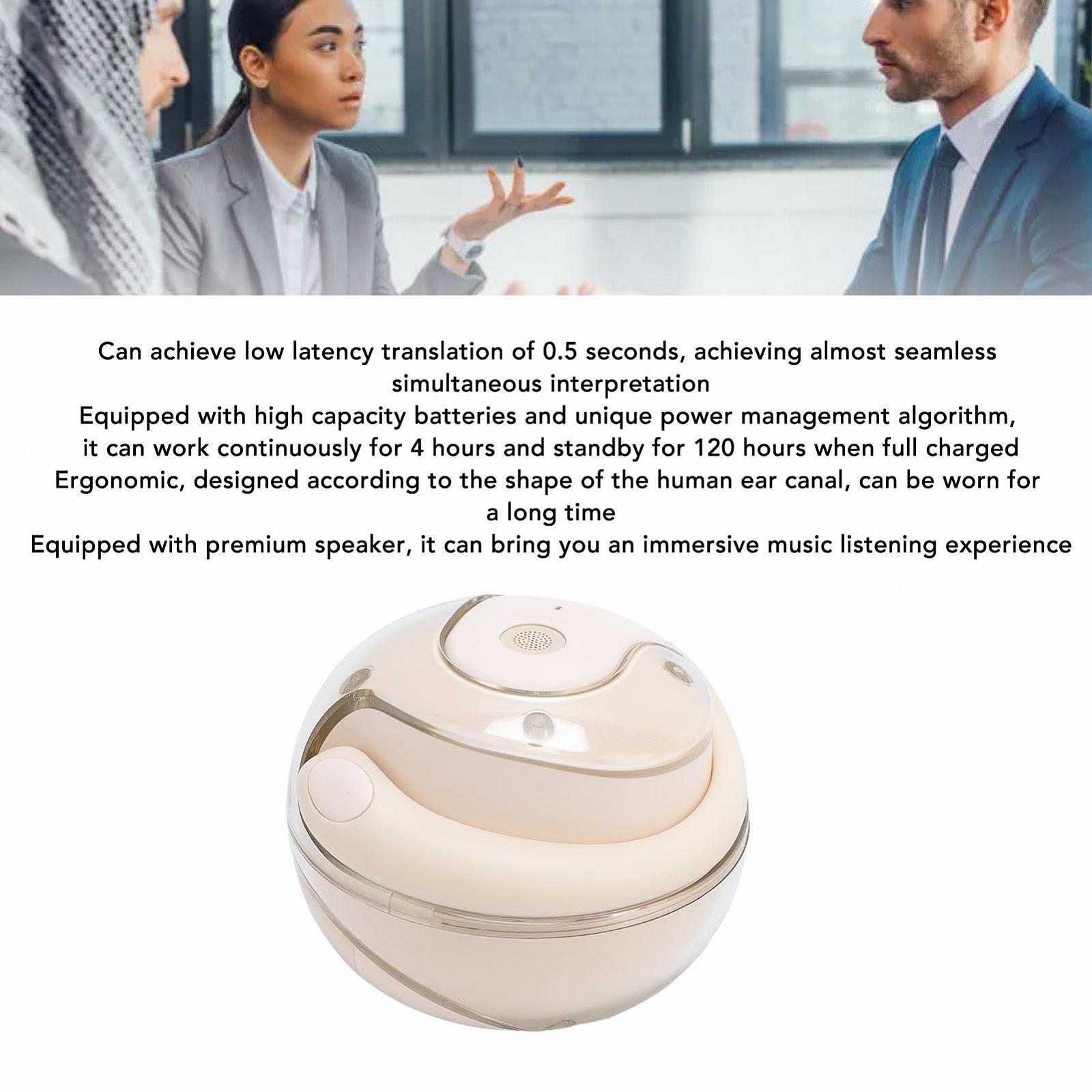 Наушники-переводчики AI, Поддержка 80 языков 14 акцентов, фото №4 Наушники-переводчики AI, Поддержка 80 языков 14 акцентов, фото №4