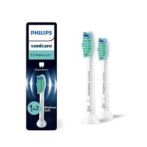 Насадки для електричної зубної щітки Philips Sonicare HX6012 87 ProResults Білі, 2 шт. - Фото 1