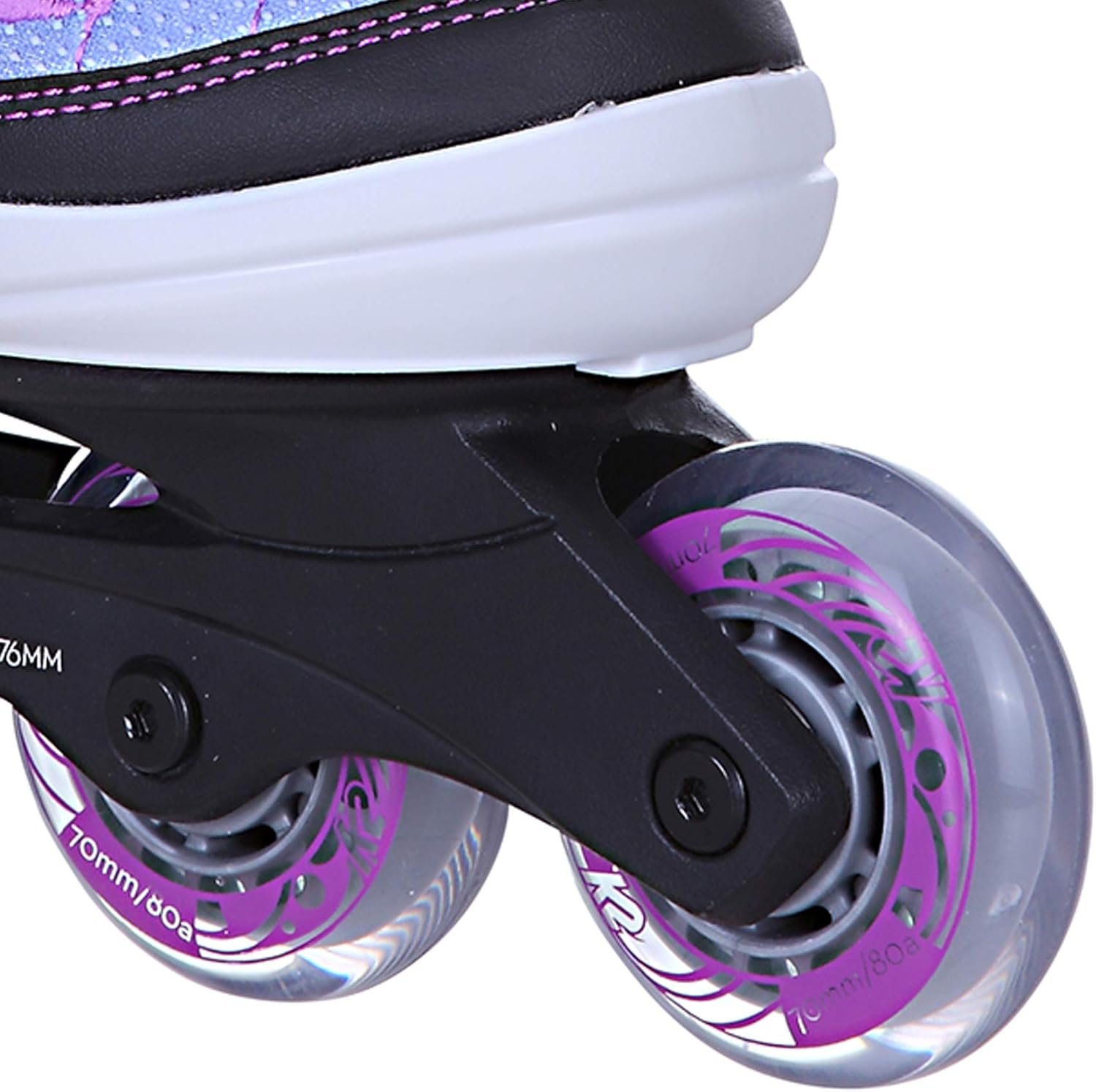 Женские роликовые коньки K2 CADENCE JR Size M (32-37) Blue/Pink, фото №6