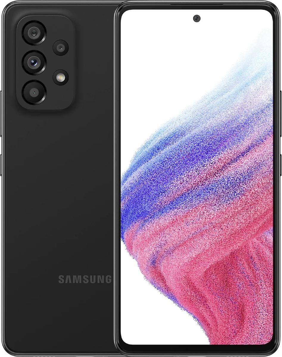 Смартфон 6.5" Samsung Galaxy A53 8/256Gb 5G 2-SIM NFC 64/32Мп Android 13 Black, фото №1