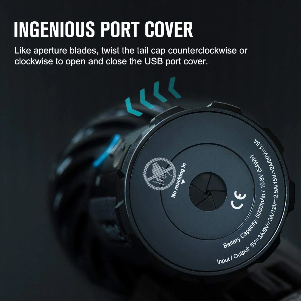 Ліхтар Olight X7R 2 Marauder LED 12000 люмен, фото №6