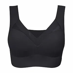 Бюстгальтер-минимайзер Shapewear Comfit Relief Bra пуш-ап без косточек бесшовный хлопковый больших размеров synthetic.ua - Фото 1