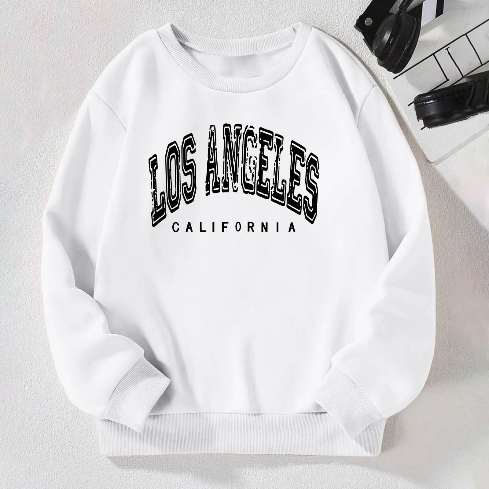 Світшот Generisch для дівчат, повсякденний, з круглим вирізом, фото №3