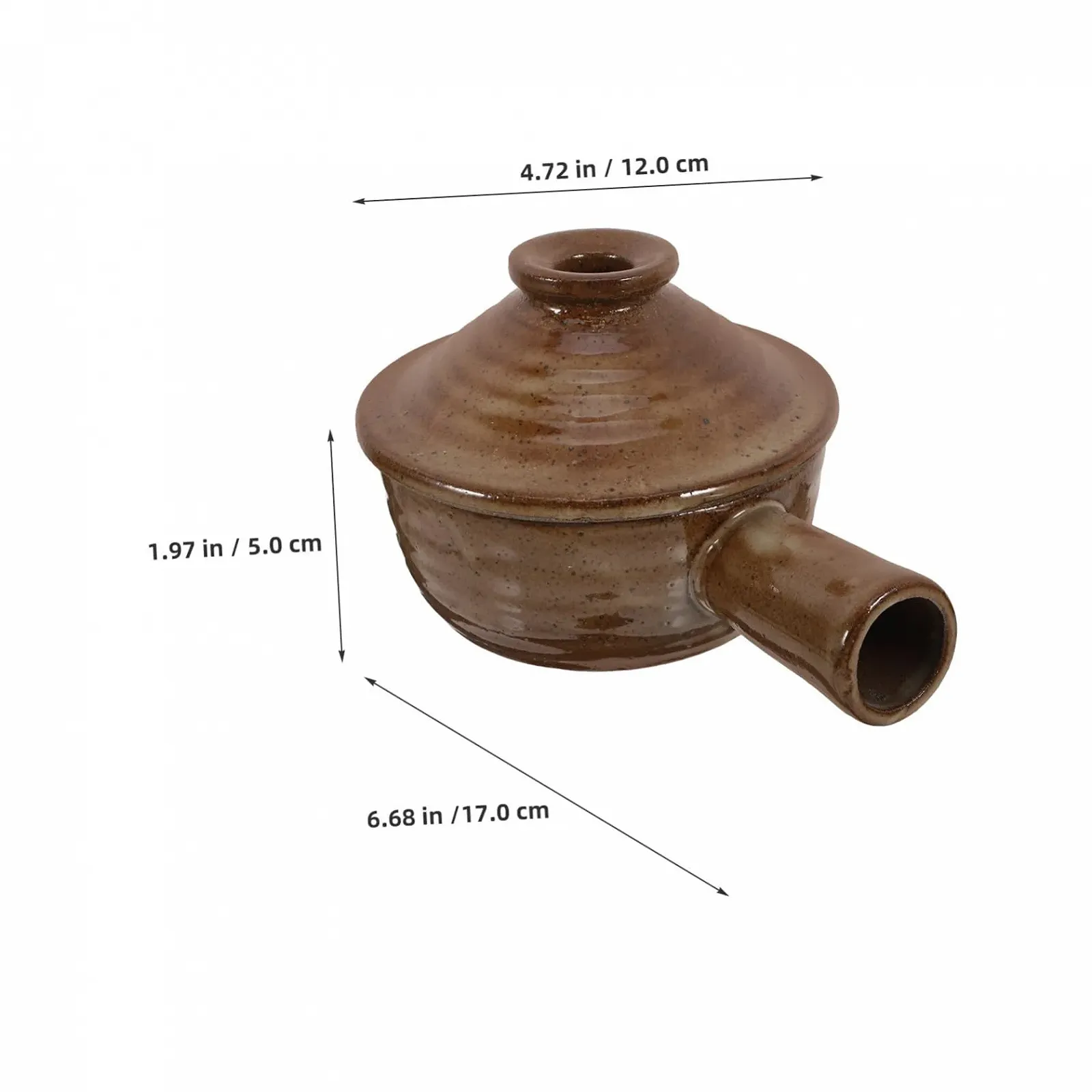 Набор керамических кастрюль Toyvian 2 шт. для микроволновой печи с крышками универсальный для выпечки и тушения, фото №2