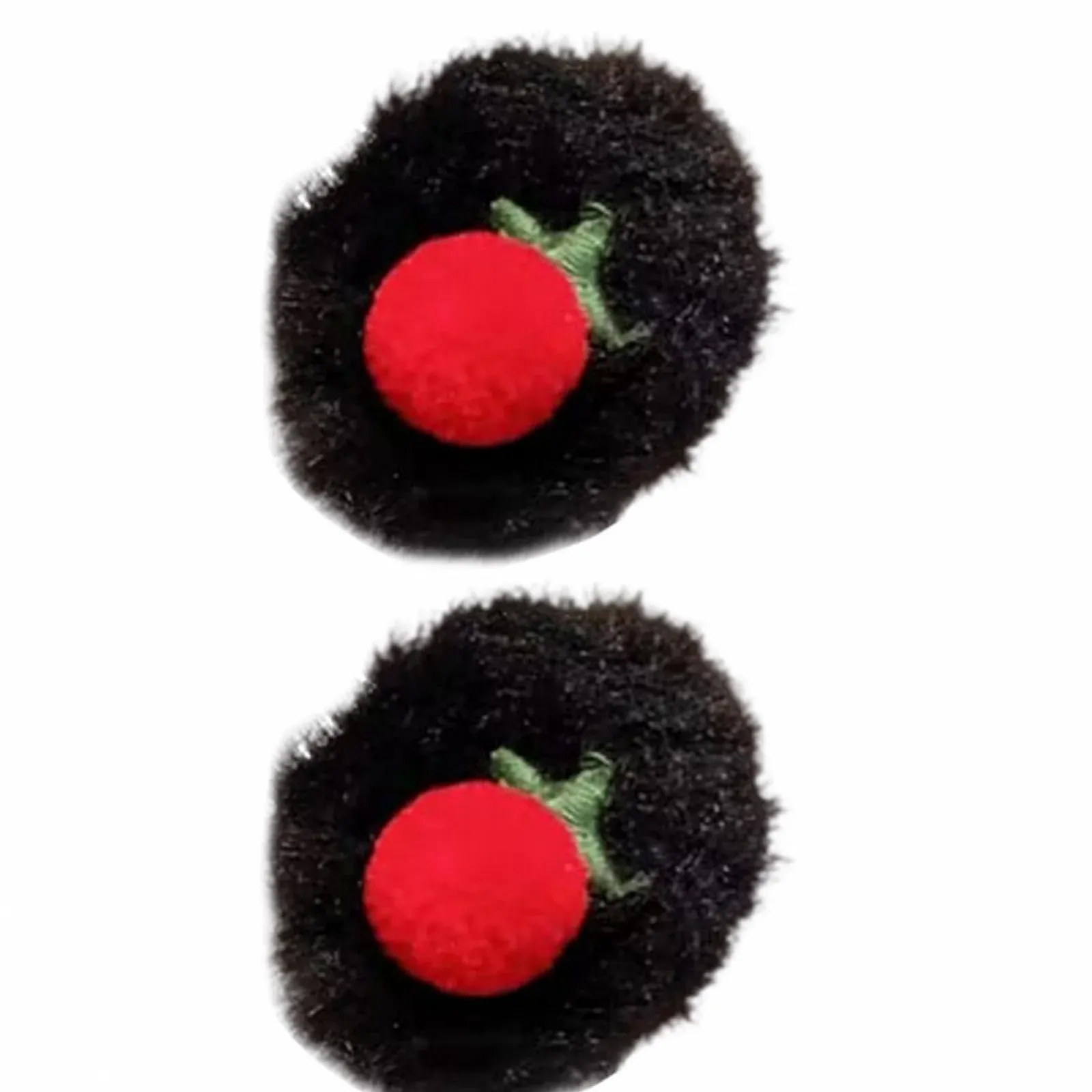 Плюшевая Заколка для Волос Мягкая Милая Фруктовая Заколка для Волос Мультяшные Аксессуары для Волос для Девочек для Густых Тонких Волос, 2 шт, фото №7