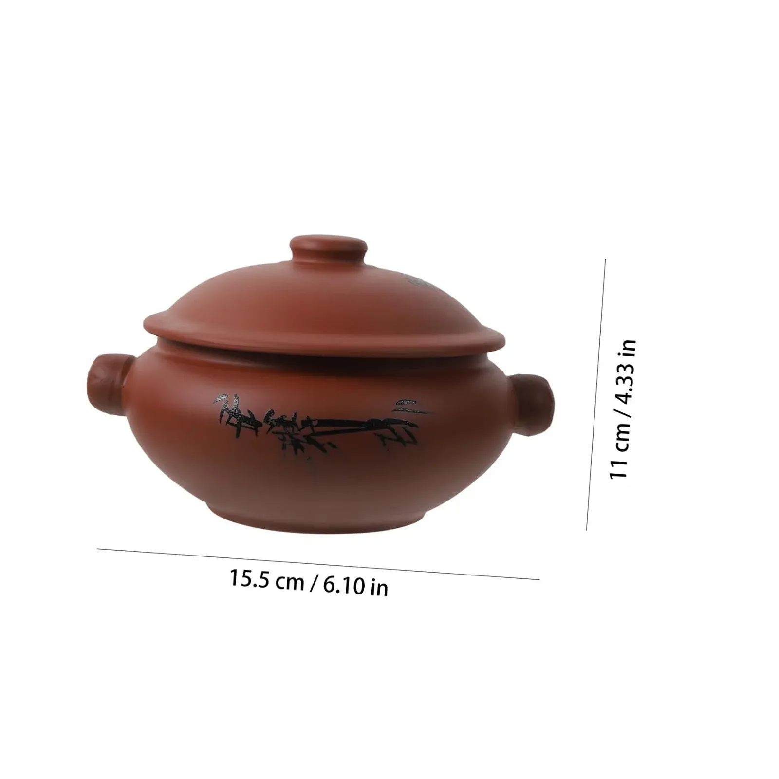 Кастрюля SOIMISS Керамическая многофункциональная для супов каш и десертов Легкая очистка, фото №2