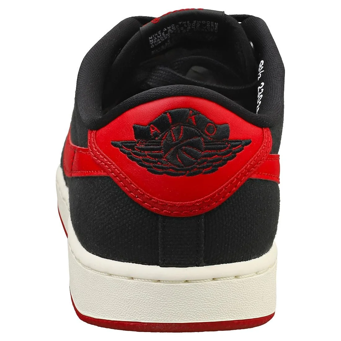 Мужские Кроссовки Nike AJKO 1 Low Black/Varsity Red-Sail (DX4981 006), фото №4