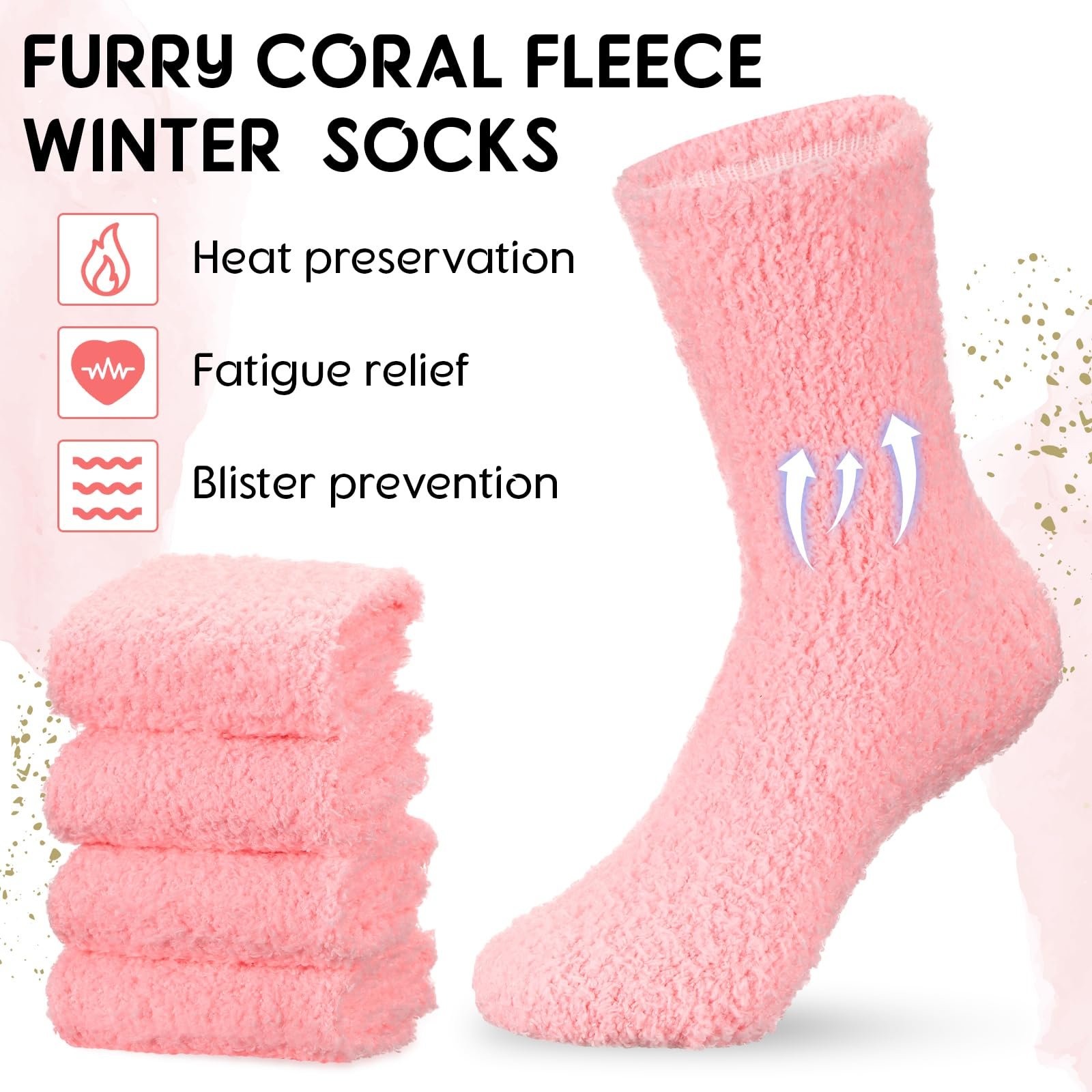 Носки Boyiee Мягкие зимние, 3 пары, фото №4