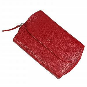Кошелек кожаный GoBago Женский с RFID защитой Красный synthetic.ua - Фото 1