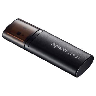 USB флеш-накопитель Apacer 32GB AH25B Black 3.1 AP32GAH25BB-1, фото №2