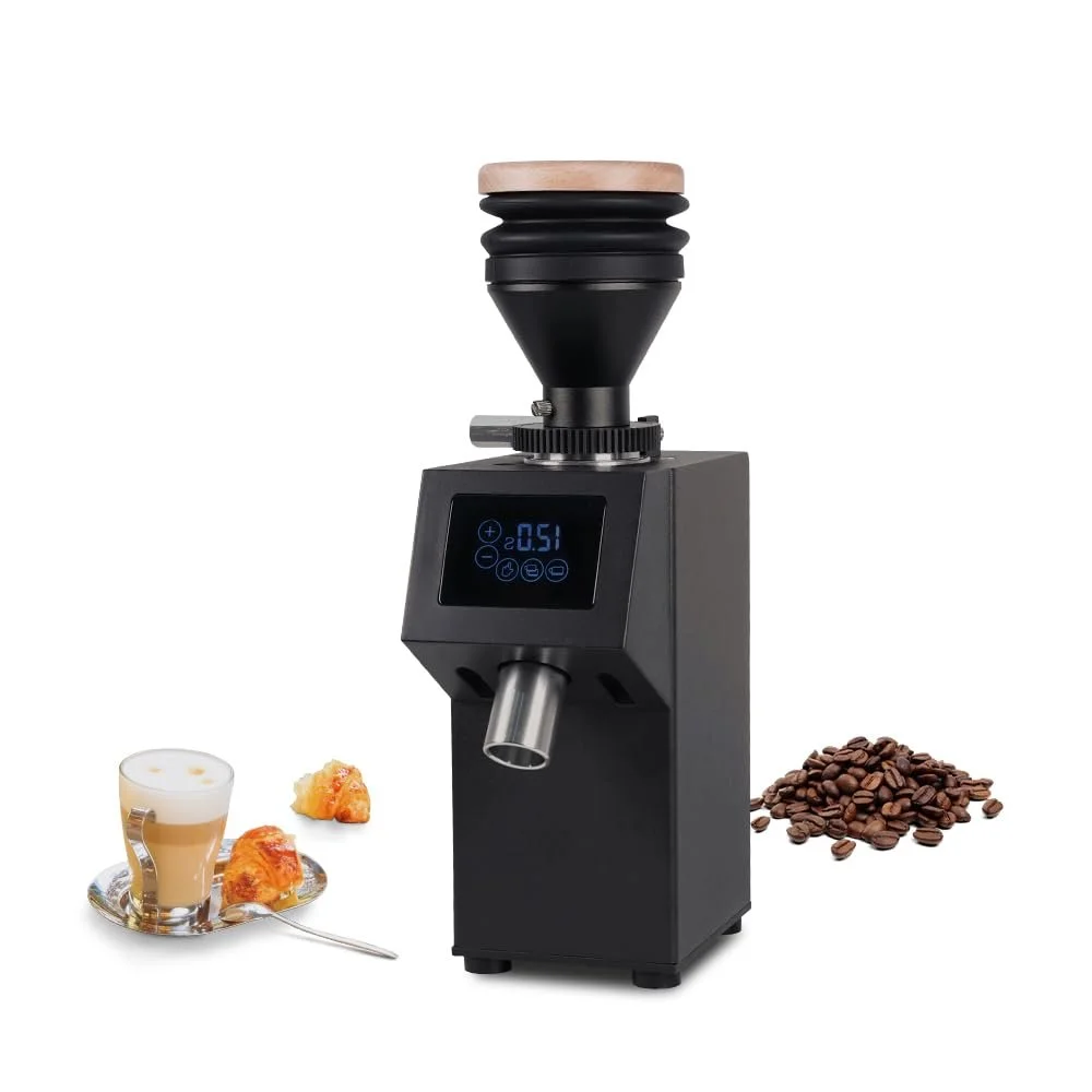 Электрическая кофемолка, коническая, 40 мм, 19 скоростей помола, сенсорное управление, фото №1