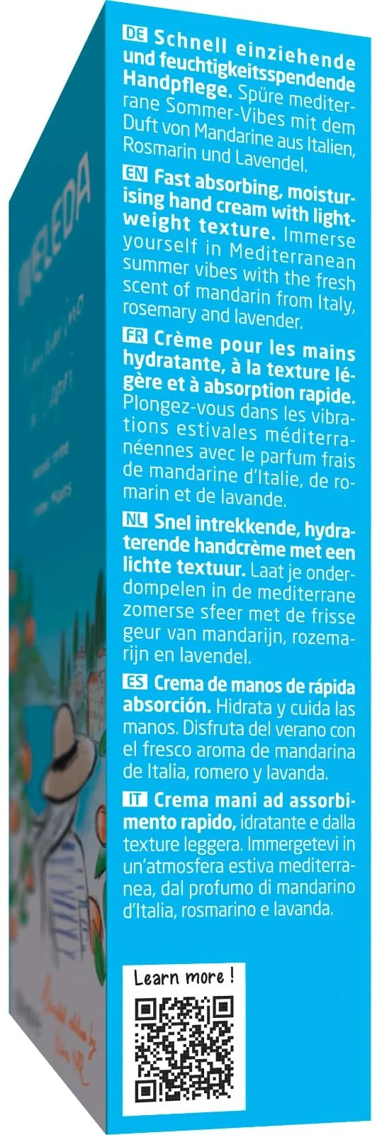 Крем для рук WELEDA Organic Mandarino di Capri Vegan с органическим мандарином - натуральное косметическое средство, питает, смягчает и разглаживает кожу рук, с ароматом мандарина и розмарина для сухой кожи рук, 50 мл, фото №2