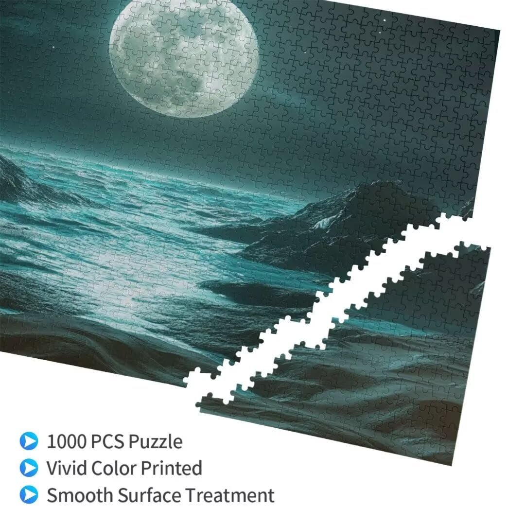 Пазл Model1499 Луна Пляж 2000 элементов деревянный 99 x 70 см в подарочной коробке, фото №3