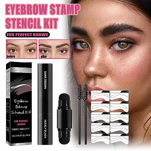 Комплект Rapid Stencil Stamp поверх Eyebrow Брови Штамп та Формуючий Набір Довготривале Забарвлення Перепакування Пудрових Відтінків synthetic.ua - Фото 1