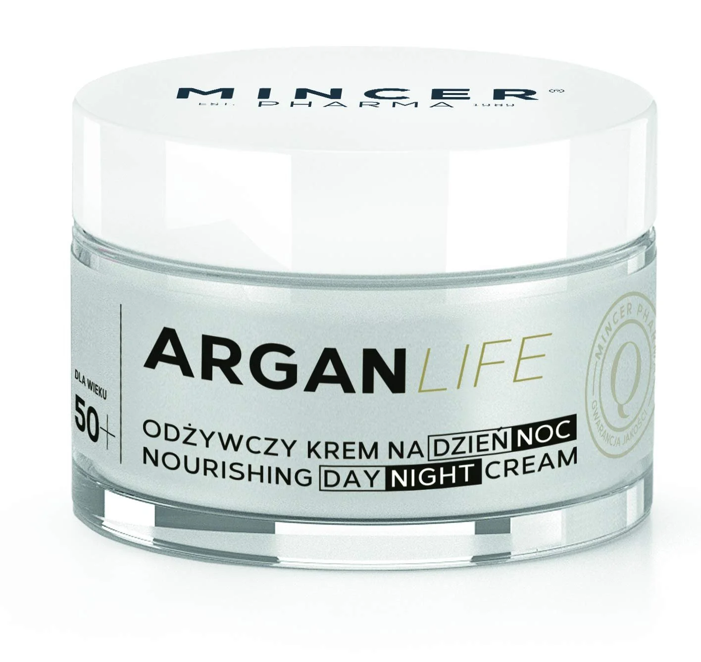 Крем для обличчя Mincer Pharma Argan Life 50+ живильний проти зморшок розгладжувальний денний та нічний 50 мл, фото №2