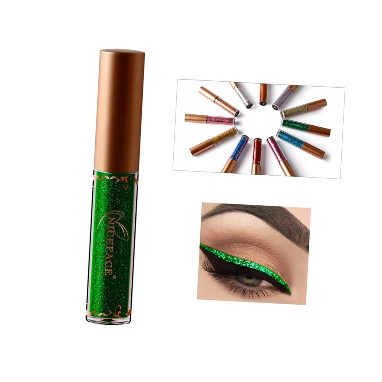 Рідка Підводка FRCOLOR Металік Блискуча для очей Кольорова, фото №4 Рідка Підводка FRCOLOR Металік Блискуча для очей Кольорова, фото №4