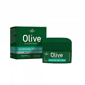 Крем для обличчя Herbolive Anti-Ageing Оливкова олія та пантенол 50 мл - Фото 1