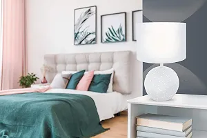 Настільна лампа EGLO Montalbano 2xE27 23 см Білий synthetic.ua - Фото 1