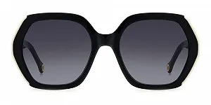 Солнцезащитные очки Carolina Herrera Her 0181/S 80s 55/20/145 Женские, 80S/9O Черный Белый, 55 synthetic.ua - Фото 1